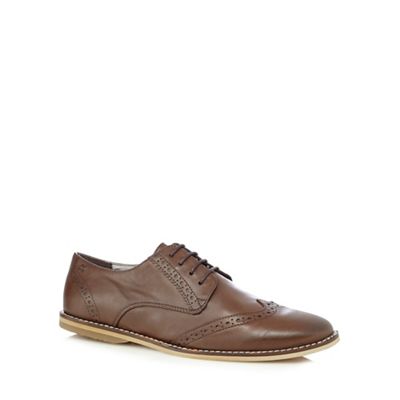 Chocolate lace up brogues
